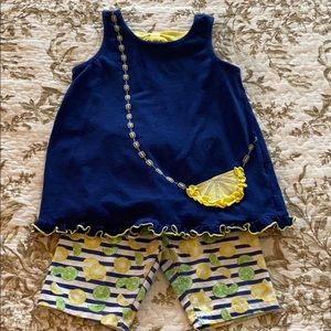 Girls shorts/tank set